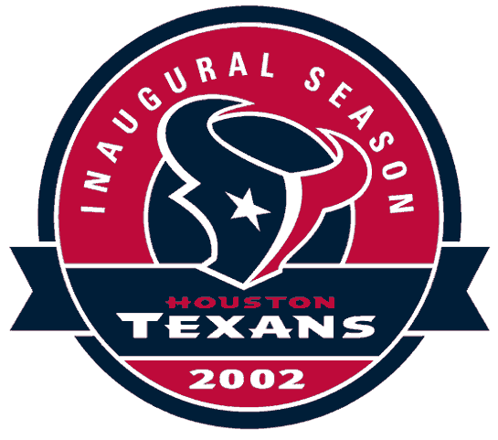Houston Texans 2002 Anniversary Logo cricut iron on